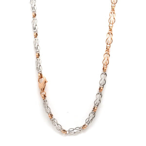 Jewelove™ Chains Platinum & Rose Gold Infinity Chain for Men JL PT CH 1125