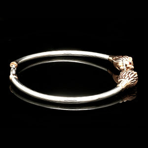 Jewelove™ Bangles & Bracelets Platinum & Rose Gold Jaguar Bracelet for Men JL PTB 1234