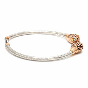 Jewelove™ Bangles & Bracelets Platinum & Rose Gold Jaguar Bracelet for Men JL PTB 1234