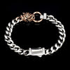 Jewelove™ Bangles & Bracelets Platinum Rose Gold Jaguar Diamond Bracelet for Men JL PTB 1233