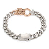 Jewelove™ Bangles & Bracelets Platinum Rose Gold Jaguar Diamond Bracelet for Men JL PTB 1233