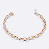 Jewelove™ Bangles & Bracelets Platinum & Rose Gold Links Bracelet JL PTB 696