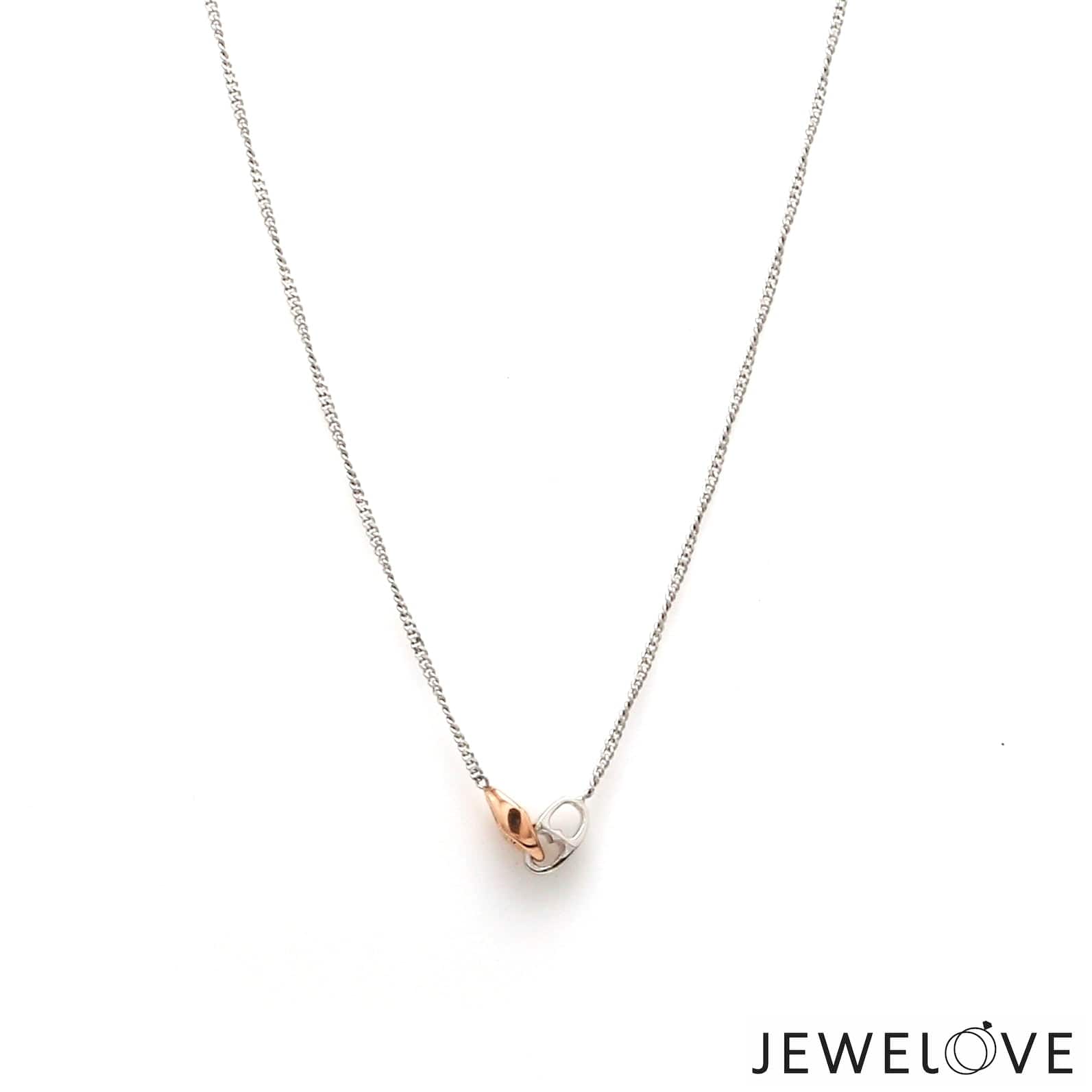 Jewelove™ Pendants Platinum Rose Gold Pendant for Women JL PT P 240