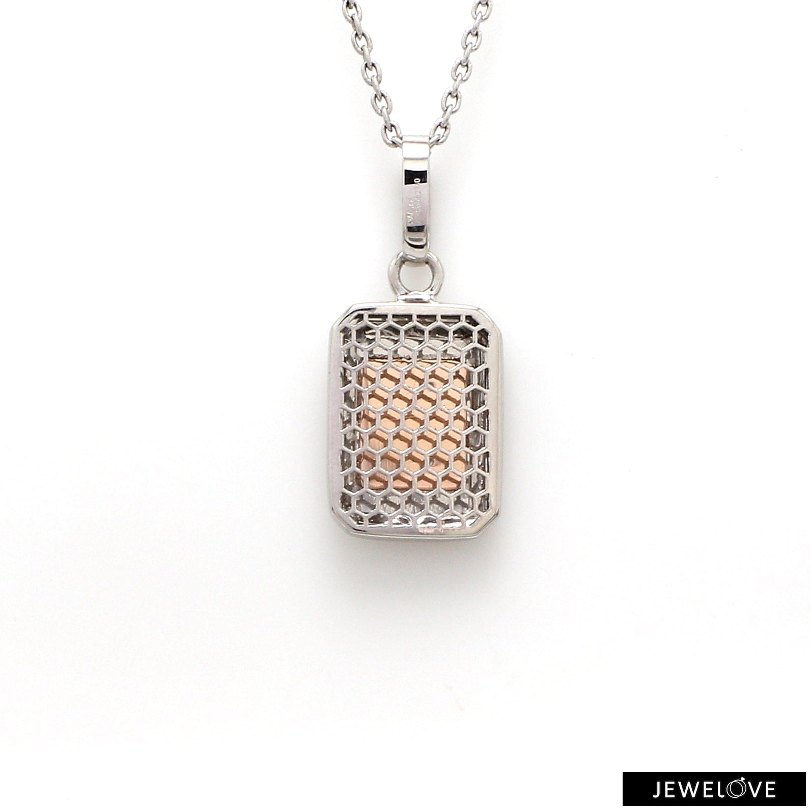 Jewelove™ Pendants Platinum Rose Gold Sikh Pendant JL PT Ik Onkar