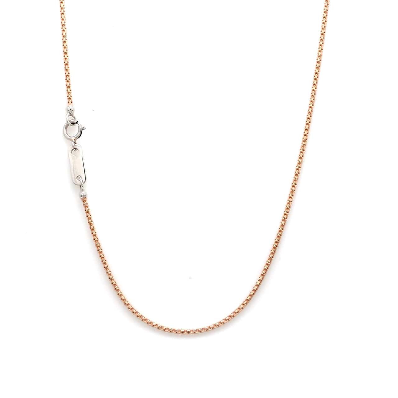 Jewelove™ Chains Platinum & Rose Gold Unisex Chain JL PT CH 1128