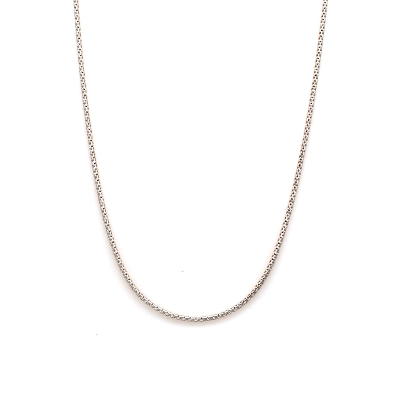 Jewelove™ Chains Platinum & Rose Gold Unisex Chain JL PT CH 1128