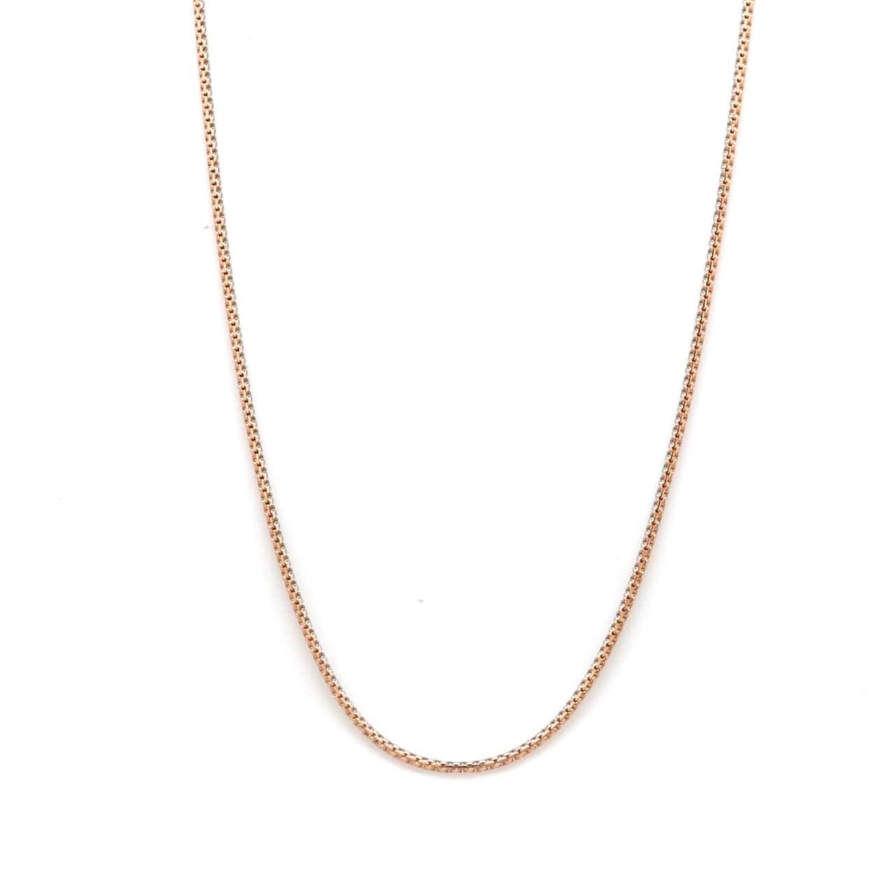 Jewelove™ Chains Platinum & Rose Gold Unisex Chain JL PT CH 1128