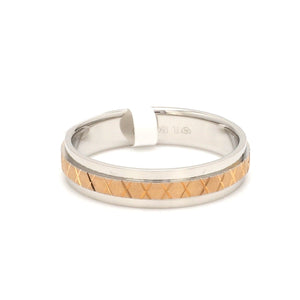 Jewelove™ Rings Platinum & Rose Gold Unisex Ring JL PT 1156