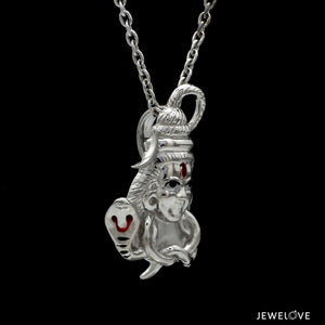 Jewelove™ Pendants Platinum Shiva Ji Pendant