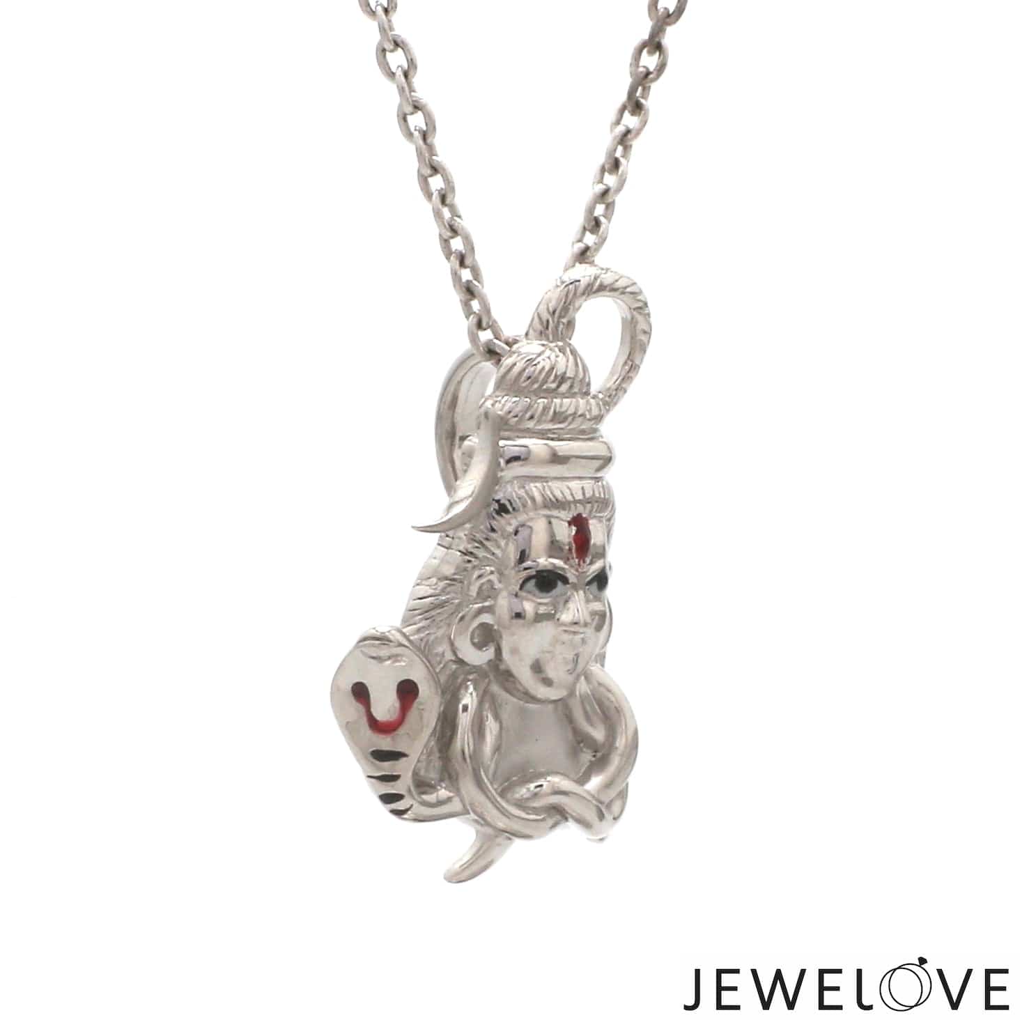 Jewelove™ Pendants Platinum Shiva Ji Pendant