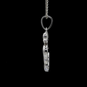 Jewelove™ Chains Platinum Single Diamond Om Pendant JL PT OM-7