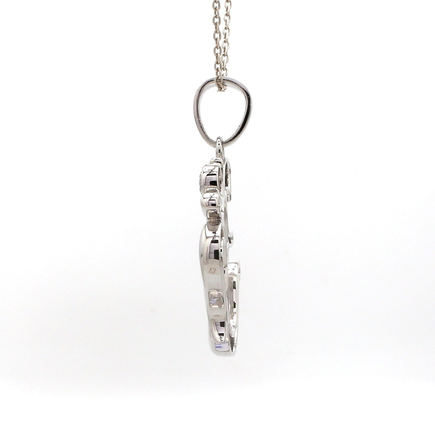 Jewelove™ Chains Platinum Single Diamond Om Pendant JL PT OM-7