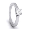 Jewelove™ Rings Platinum Solitaire Engagement Cathedral Ring JL PT G-123