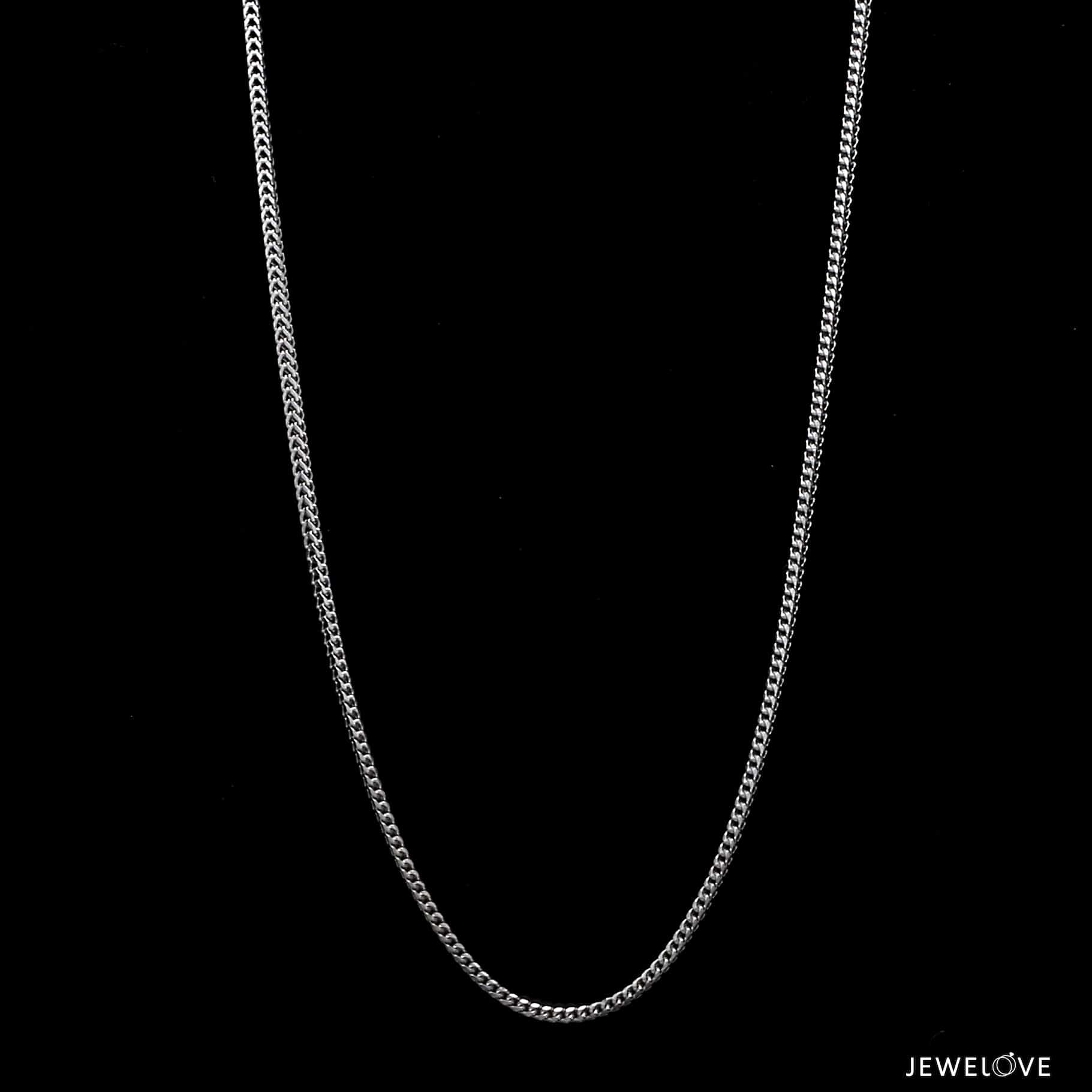 Jewelove™ Chains Platinum Unisex Chain JL PT CH 1201