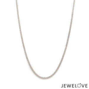 Jewelove™ Chains Platinum Unisex Chain JL PT CH 1223