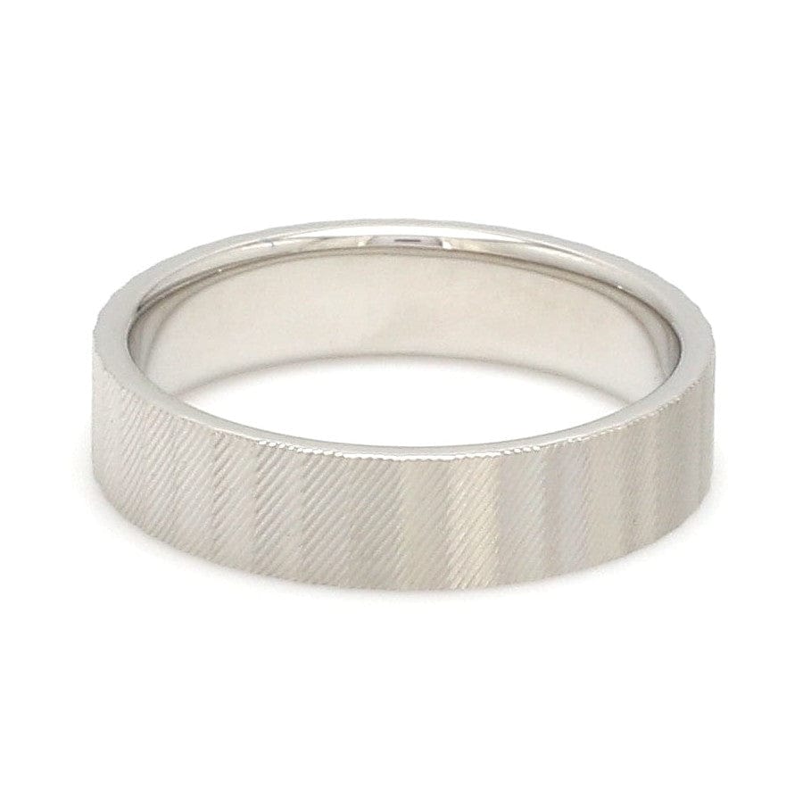 Jewelove™ Rings Platinum Unisex Couple Rings with Unique Texture JL PT 1333