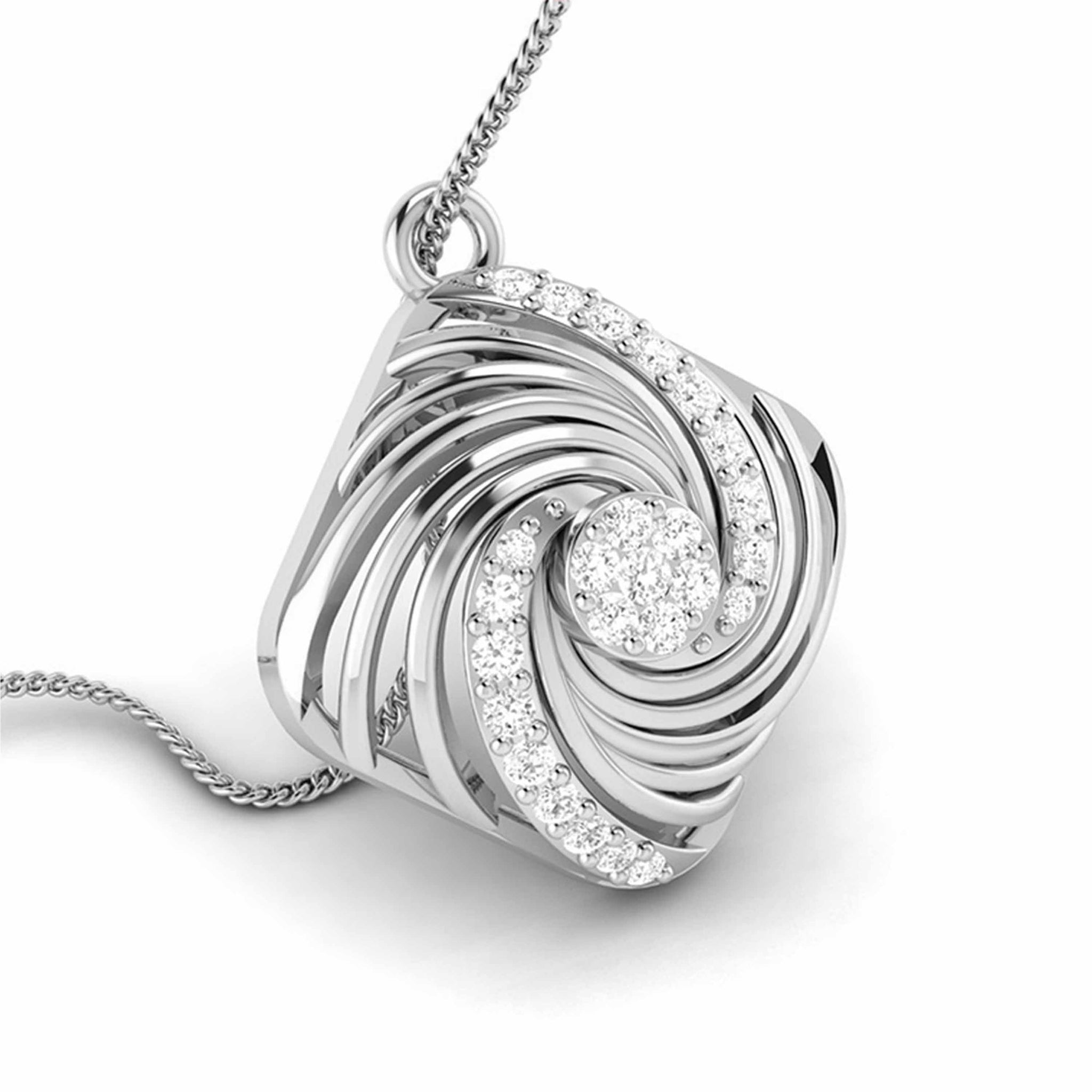 Jewelove™ Pendants & Earrings Platinum with Diamond Pendant for Women JL PT P 2453