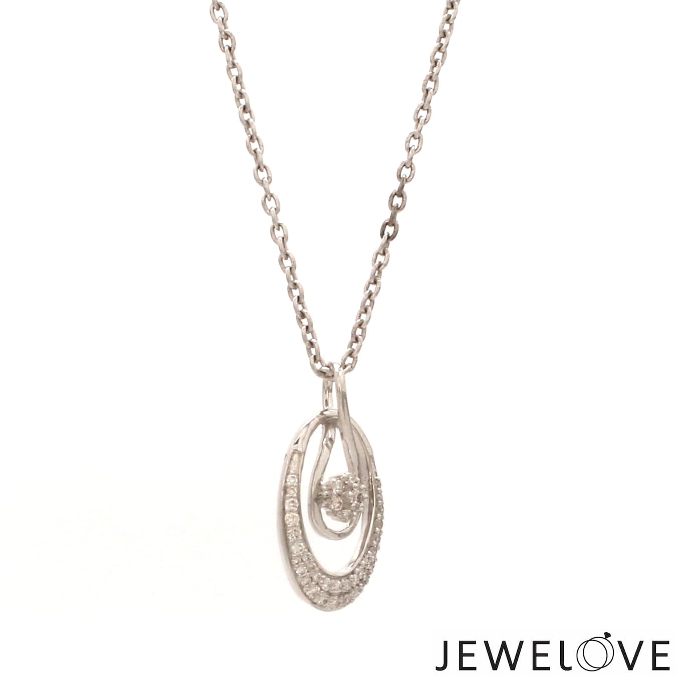 Jewelove™ Pendants & Earrings Platinum with Diamond Pendant Set for Women JL PT P 2444