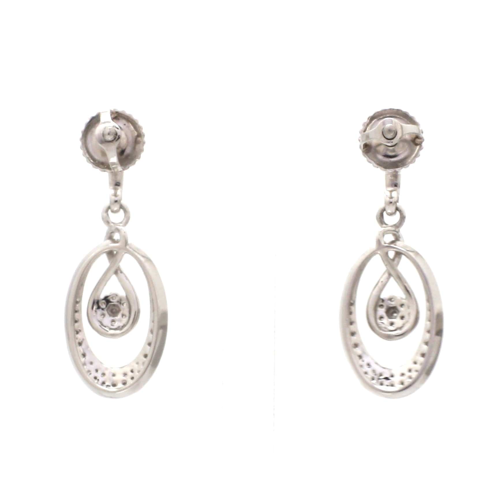 Jewelove™ Pendants & Earrings Platinum with Diamond Pendant Set for Women JL PT P 2444