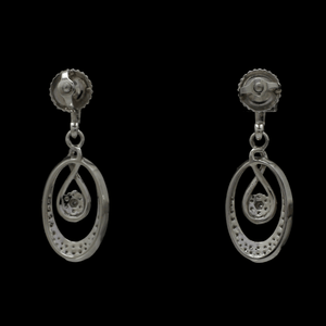 Jewelove™ Pendants & Earrings Platinum with Diamond Pendant Set for Women JL PT P 2444