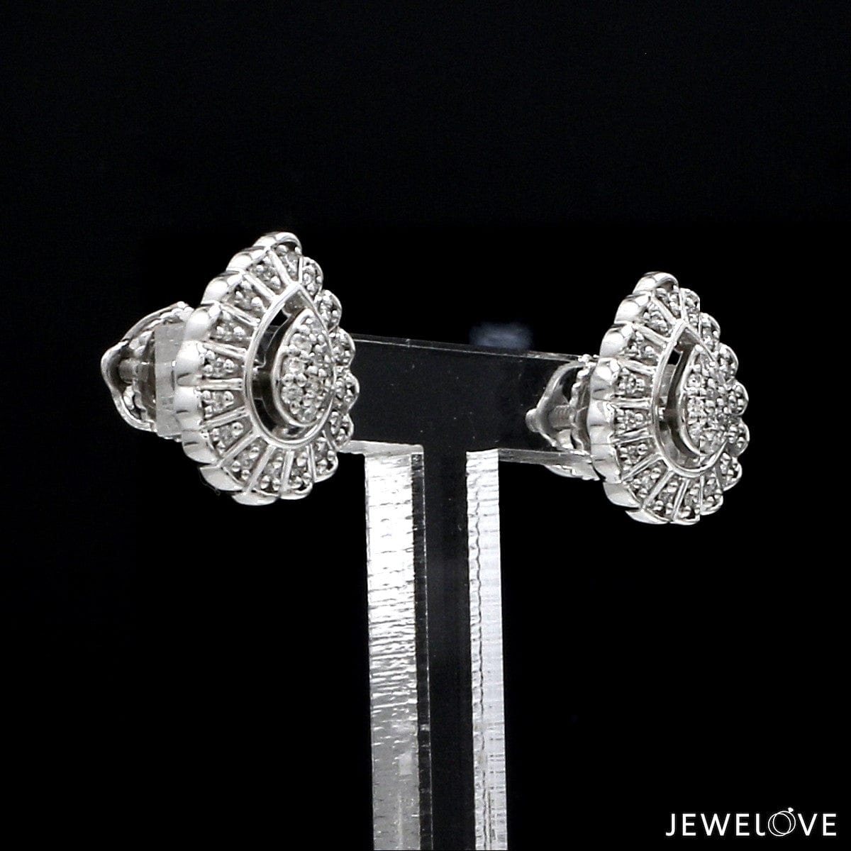 Jewelove™ Pendants & Earrings Platinum with Diamond Pendant Set for Women JL PT P 2448