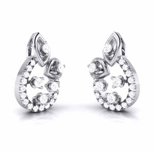 Jewelove™ Pendants & Earrings Platinum with Diamond Pendant Set JL PT P 19