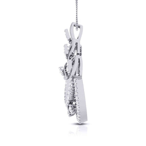 Jewelove™ Pendants & Earrings Platinum with Diamond Pendant Set JL PT P 19