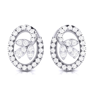 Jewelove™ Pendants & Earrings Platinum with Diamond Pendant Set JL PT P 8