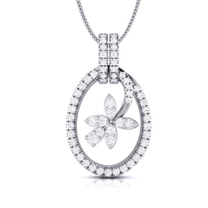 Jewelove™ Pendants & Earrings Platinum with Diamond Pendant Set JL PT P 8