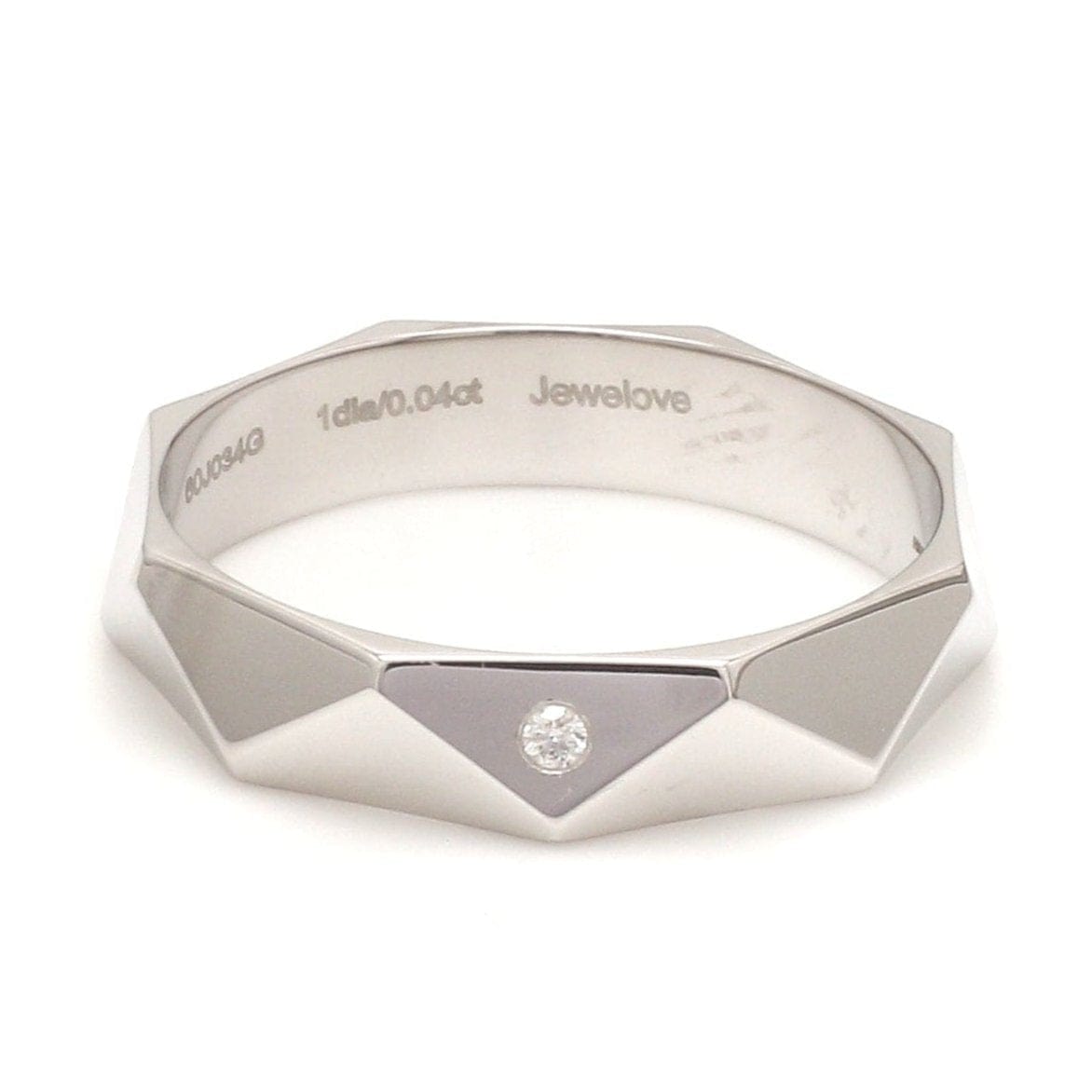 Jewelove™ Rings Poles Apart Designer Platinum Couple Rings with Diamonds JL PT 957