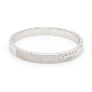 Jewelove™ Rings Price Point Plain Platinum Love Bands SJ PTO 234