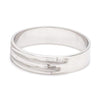 Jewelove™ Rings Price Point Plain Platinum Love Bands SJ PTO 234