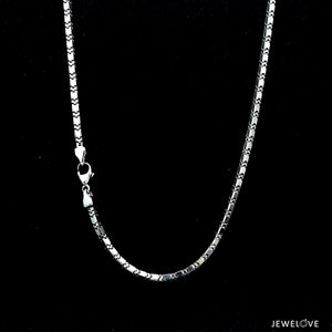 Jewelove™ Chains 22 inches Ready to Ship - 22 inches, 2mm Platinum Chain for Men JL PT CH 1305