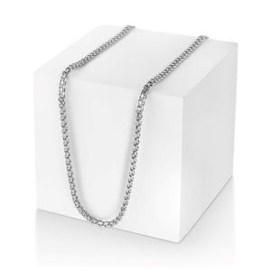 Jewelove™ Chains 22 inches Ready to Ship - 22 inches - Men of Platinum Chain for Men JL PT CH 1246