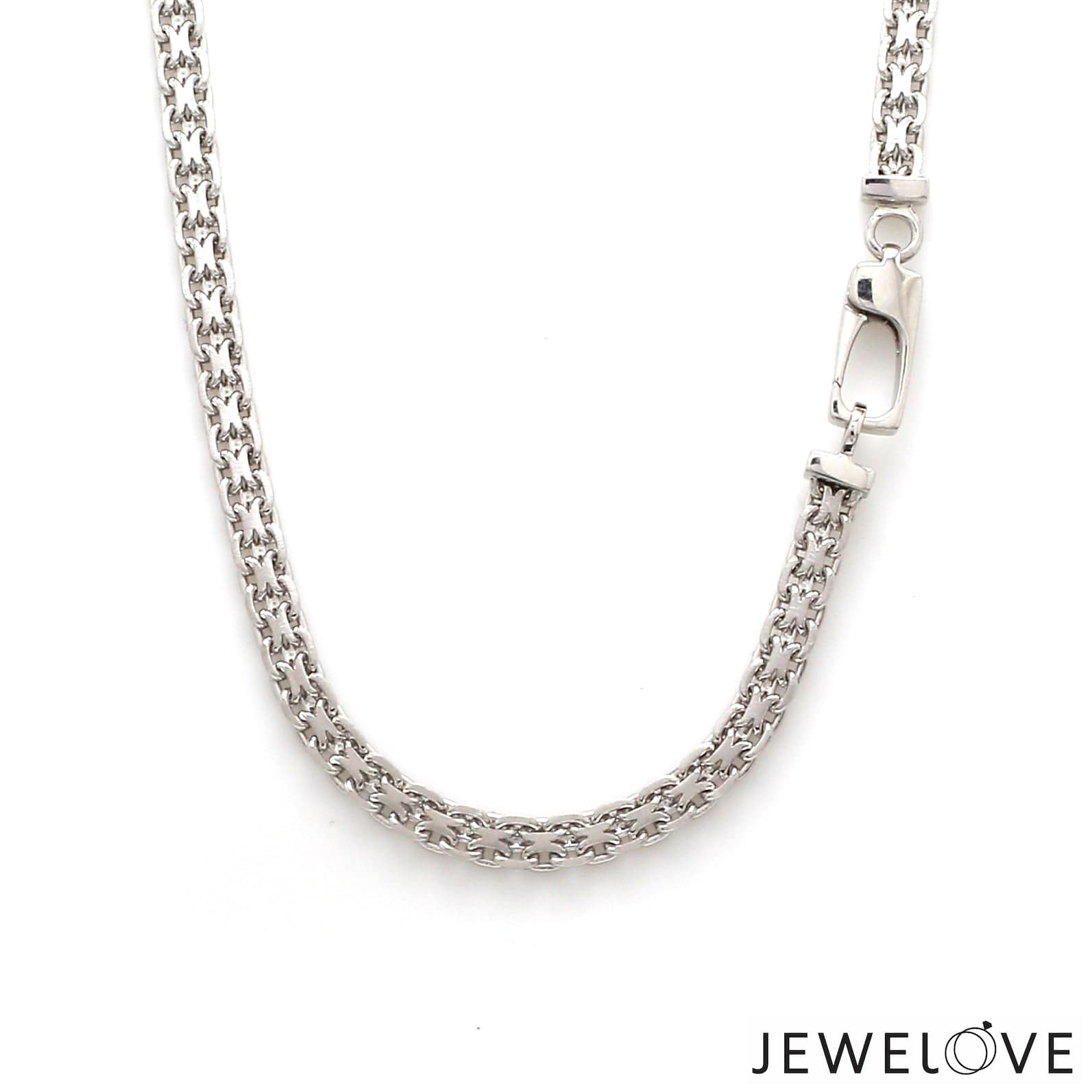 Jewelove™ Chains 22 inches Ready to Ship - 22 inches - Men of Platinum Chain for Men JL PT CH 1246