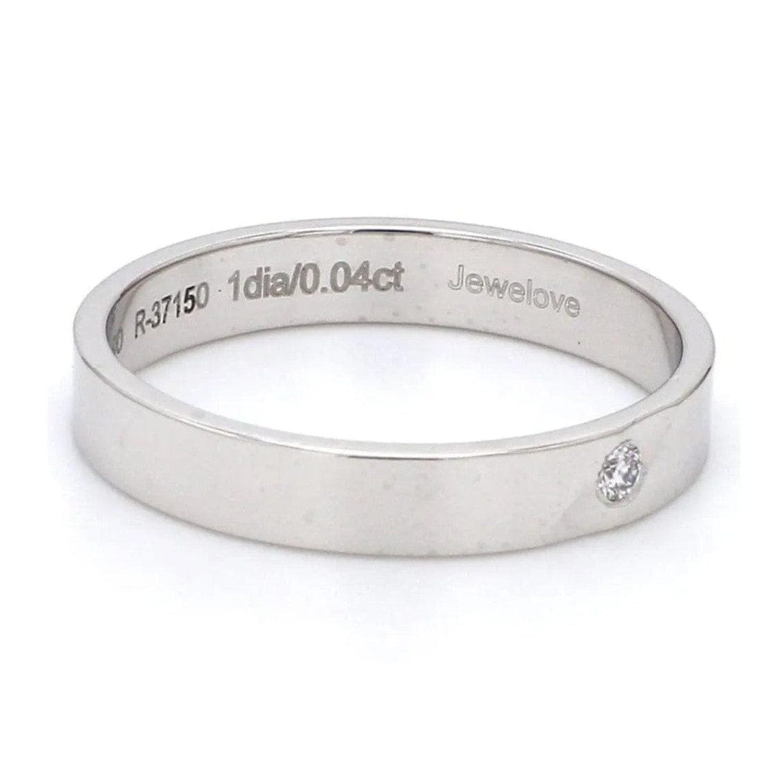 Jewelove™ Rings Ready to Ship -  Ring Size 16, Platinum Engagement Rings SJ PTO 122