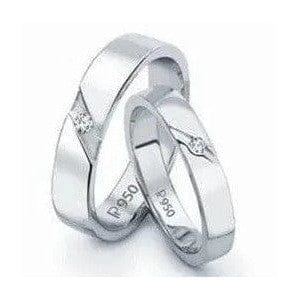 Jewelove™ Rings Ready to Ship -  Ring Size 16, Platinum Engagement Rings SJ PTO 122