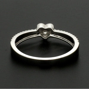 Jewelove™ Rings Ready to Ship - Ring Sizes 11, 18 Designer Heart Platinum Love Bands JL PT 922