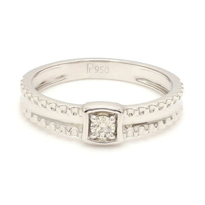 Jewelove™ Rings Ready to Ship - Ring Sizes 11, 18 Designer Heart Platinum Love Bands JL PT 922