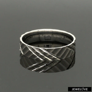 Jewelove™ Rings Ready to Ship - Ring Sizes 11, 21 - Platinum Love Bands for Couple JL PT 1307