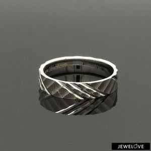 Jewelove™ Rings Ready to Ship - Ring Sizes 11, 21 - Platinum Love Bands for Couple JL PT 1307