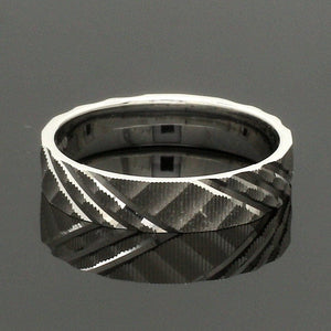 Jewelove™ Rings Ready to Ship - Ring Sizes 11, 21 - Platinum Love Bands for Couple JL PT 1307