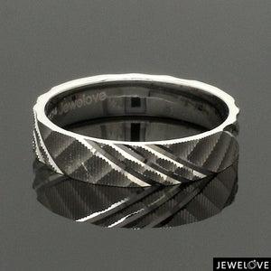 Jewelove™ Rings Ready to Ship - Ring Sizes 11, 21 - Platinum Love Bands for Couple JL PT 1307