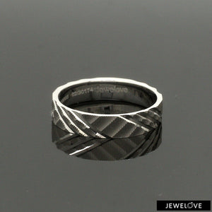 Jewelove™ Rings Women's Band only Ready to Ship - Ring Sizes 11, 21 - Platinum Love Bands for Couple JL PT 1307