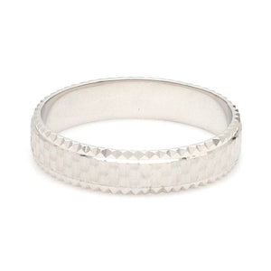 Jewelove™ Rings Ready to Ship - Ring Sizes 11, 22 - Textured Unique Platinum Love Bands for Couples JL PT 1306