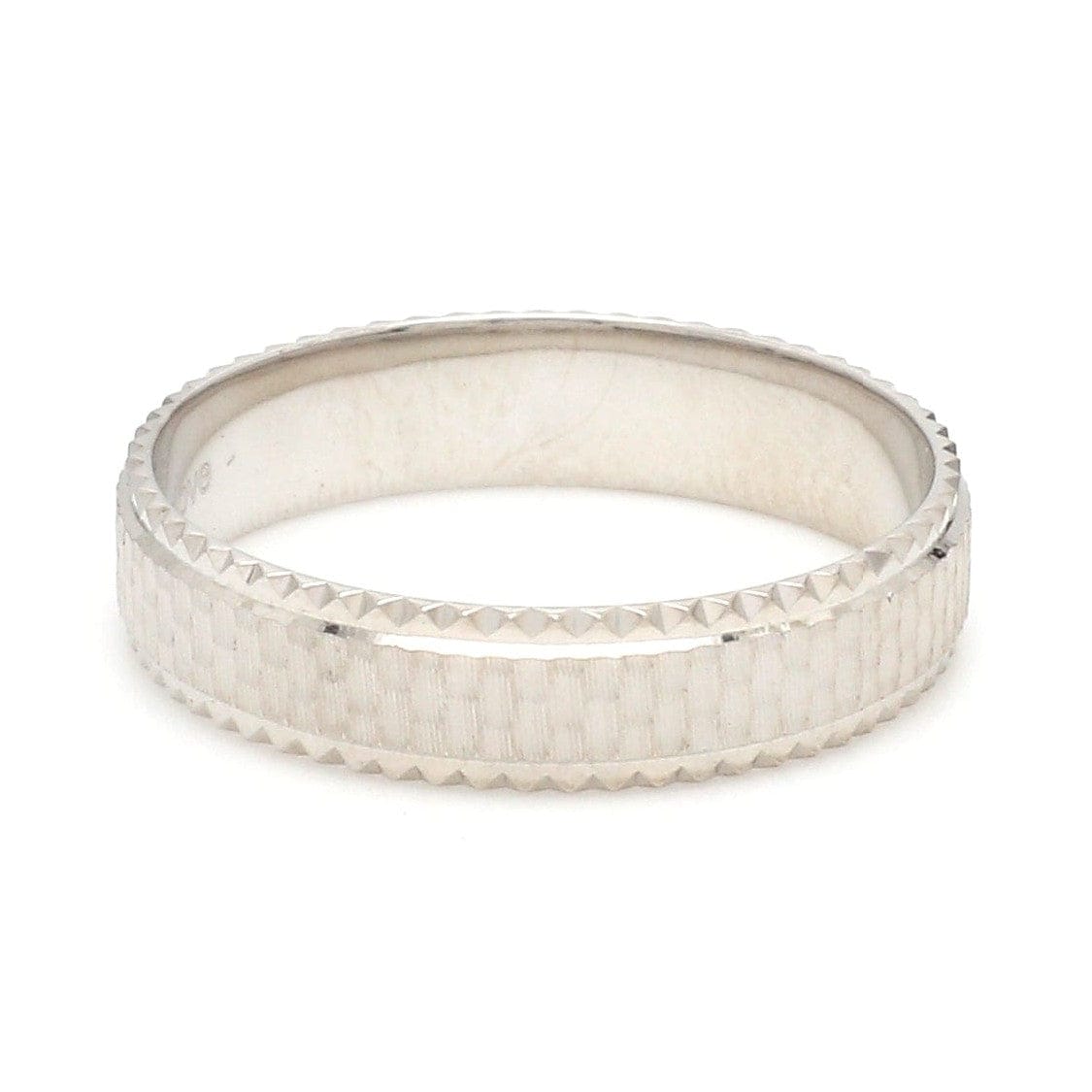 Jewelove™ Rings Ready to Ship - Ring Sizes 11, 22 - Textured Unique Platinum Love Bands for Couples JL PT 1306