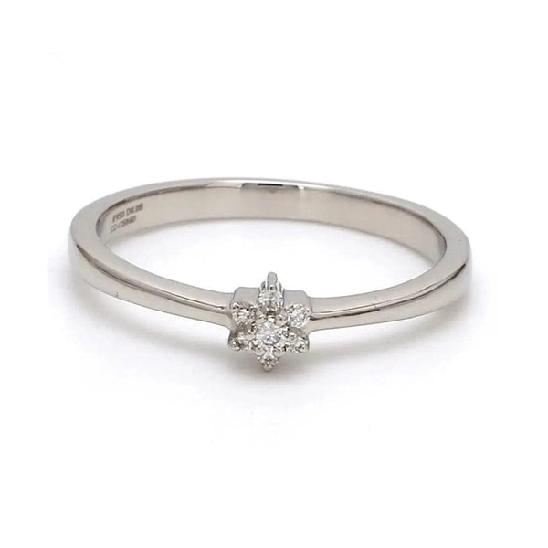 Jewelove™ Rings Seven Diamond Nakshatra Style Platinum Ring SJ PTO 302