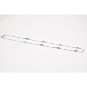 Jewelove™ Chains Simple Platinum Chain with Designer Loops JL PT CH 804