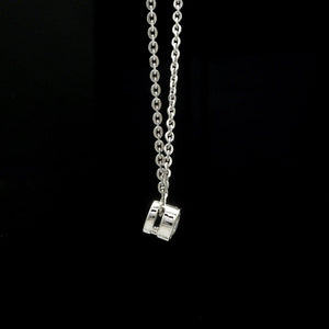 Jewelove™ Chains Single Diamond Pendant Platinum Chain JL PT CH 1317