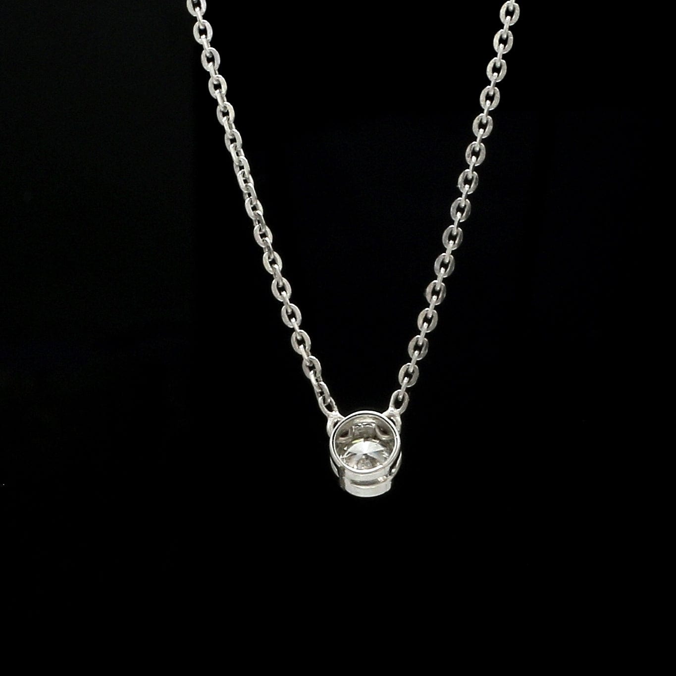 Jewelove™ Chains Single Diamond Pendant Platinum Chain JL PT CH 1317